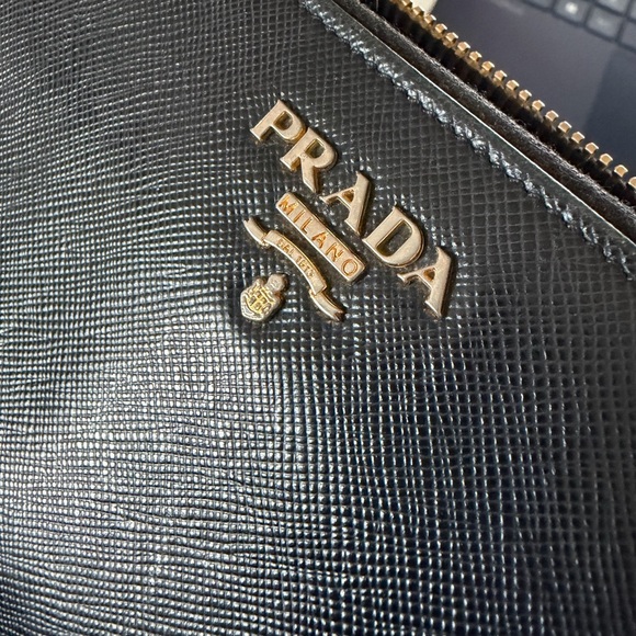 Prada Saffiano Leather Wallet - Black - Picture 5 of 8